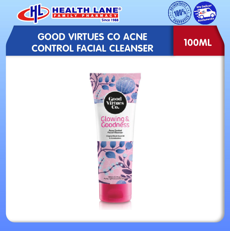 GOOD VIRTUES CO JERAWAT CONTROL FACIAL PENCUCI (100ML)